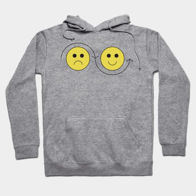 Turn That Frown Upside Down Hoodie by Cosmic-Fandom